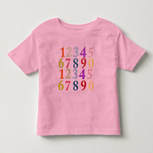 Camiseta De Bebé Numerales