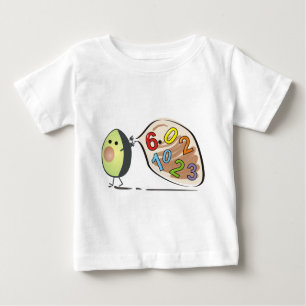 Camiseta De Bebé números de los aguacates