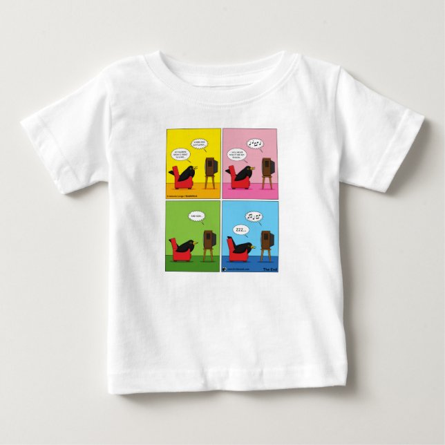Camiseta De Bebé Nunca dormiré cómico (Anverso)