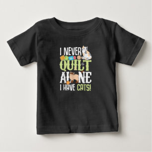 Camiseta De Bebé Nunca Me Quilero Solo Tengo Gatos Graciosos De Apl