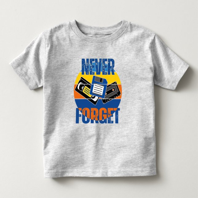 CAMISETA DE BEBÉ NUNCA OLVIDAR (Anverso)