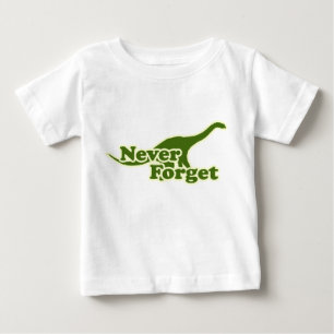 Camiseta De Bebé Nunca olvidemos a los dinosaurios