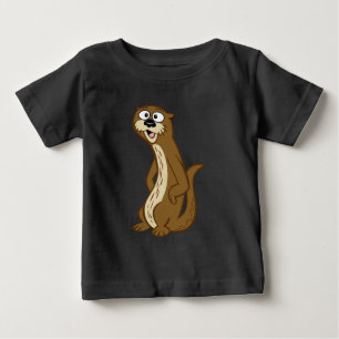 Camiseta De Bebé Nutria de Rick el   Reggie del guardabosques