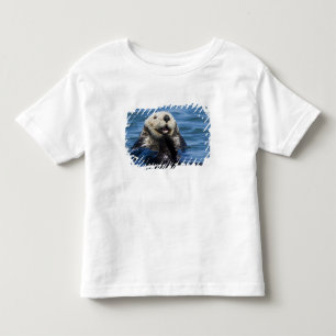 Camiseta De Bebé Nutria marina de California Enhydra lutris) se aci