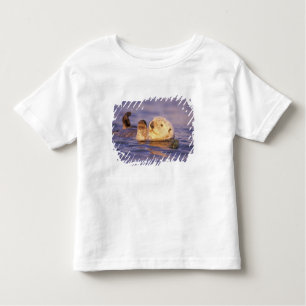 Camiseta De Bebé Nutrias marinas, Enhydra lutris