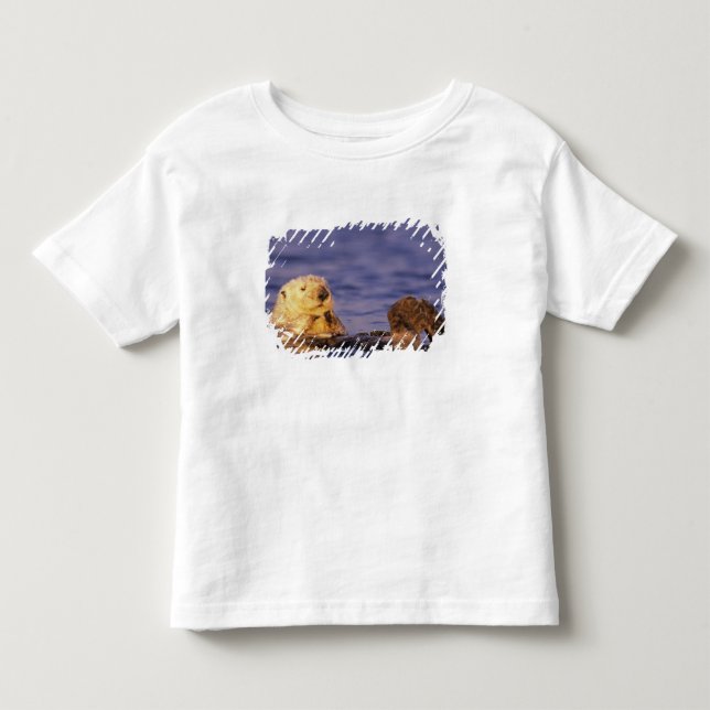 Camiseta De Bebé Nutrias marinas, Enhydra lutris 4 (Anverso)