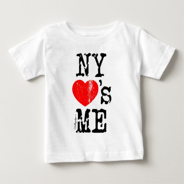 Camiseta De Bebé NY me ama (Anverso)