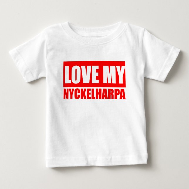 Camiseta De Bebé Nyckelharpa divertida (Anverso)