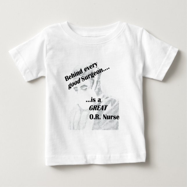 Camiseta De Bebé O enfermera (Anverso)