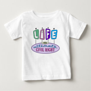 Camiseta de bebé o enterito.