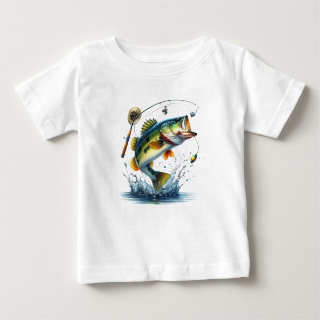 Camiseta De Bebé O-Fish-Ally Dos Pescando Cumpleaños 2 (Anverso)
