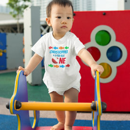 Camiseta De Bebé O-Fish-Ally Un pescador Primer cumpleaños