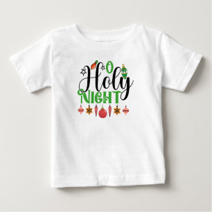 Camiseta De Bebé O Santa Noche