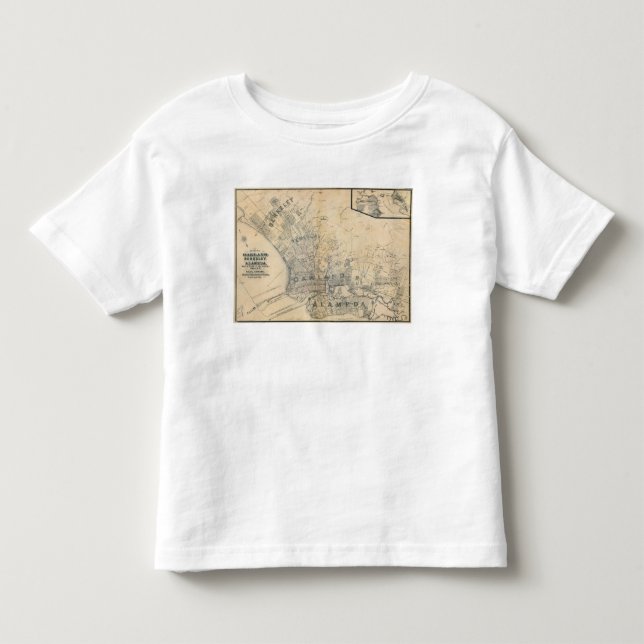 Camiseta De Bebé Oakland, Berkeley, Alameda (Anverso)
