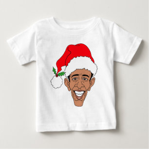 Camiseta De Bebé Obama Claus