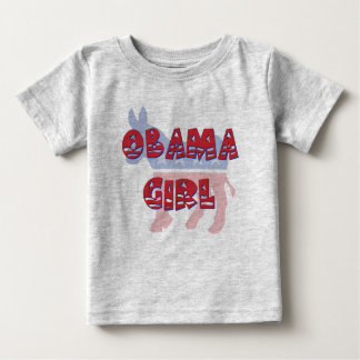 Camiseta De Bebé Obama Girl T-SHirt
