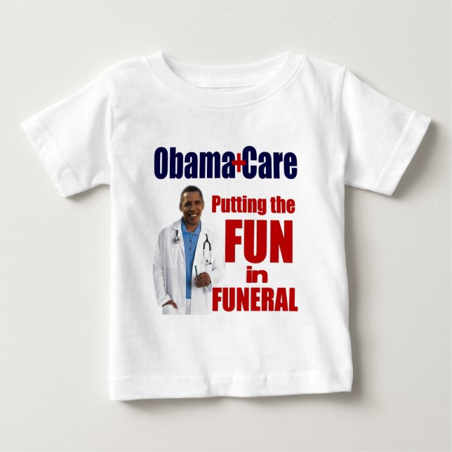 Camiseta De Bebé ObamaCare (Anverso)