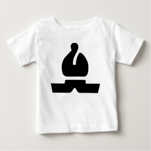 Camiseta De Bebé Obispo negro