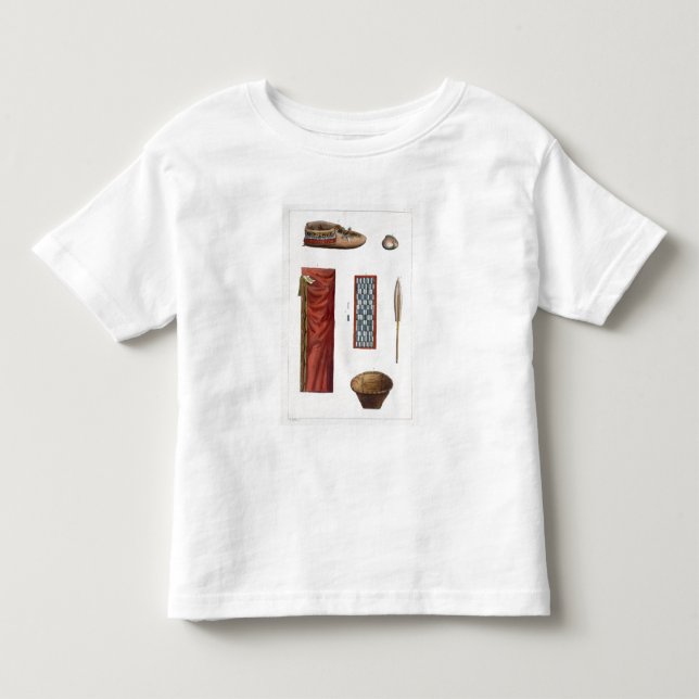 Camiseta De Bebé Objetos que pertenecen a los indios canadienses (Anverso)