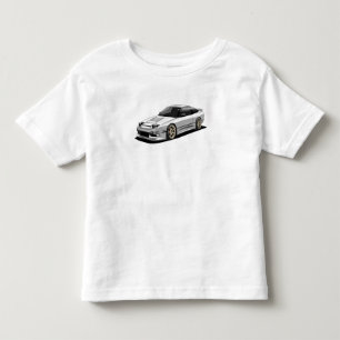 Camiseta De Bebé obra de arte dibujada a mano de nissan 240sx