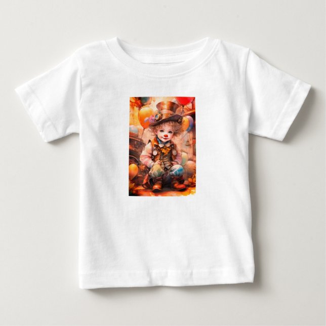 Camiseta De Bebé Obra infantil: chisporroteando a través de una tie (Anverso)
