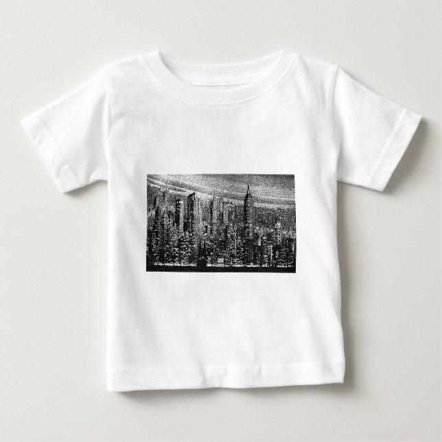 Camiseta De Bebé Obras de arte de Nueva York (Anverso)
