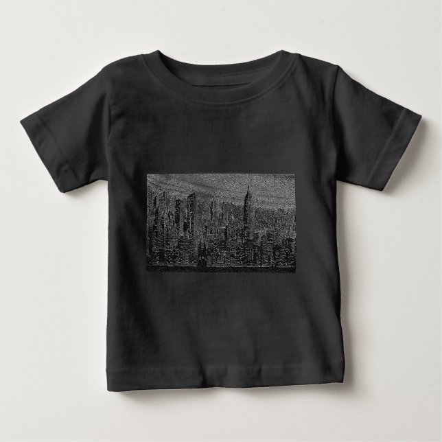 Camiseta De Bebé Obras de arte de Nueva York (Anverso)