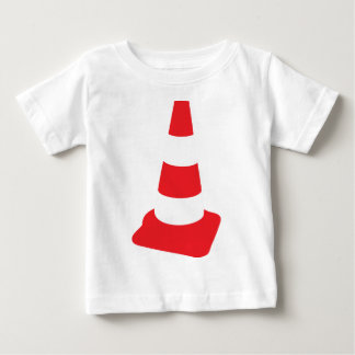 Camiseta De Bebé obras por carretera del cono del tráfico del