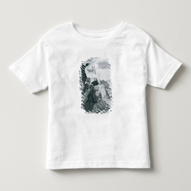 Camiseta De Bebé Observación de la lucha en el ilustracion del (Anverso)