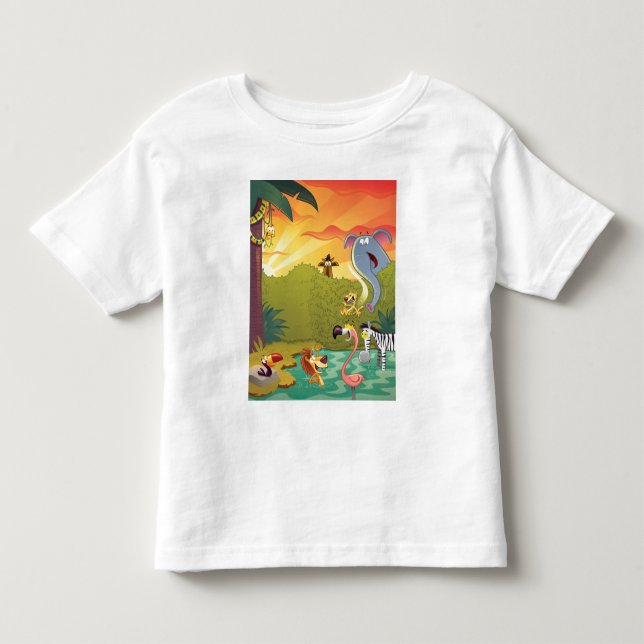Camiseta De Bebé Ocaso en el agujero de agua (Anverso)