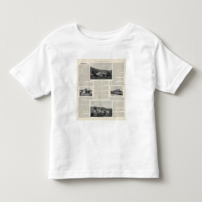 Camiseta De Bebé Occidental, California (Anverso)