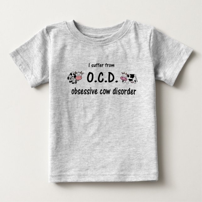 Camiseta De Bebé OCD Cow (Anverso)
