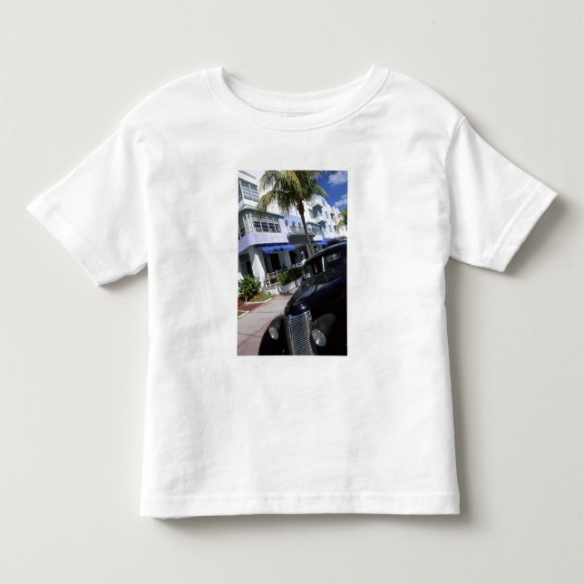 Camiseta De Bebé Ocean Drive, Miami Beach Florida (Anverso)