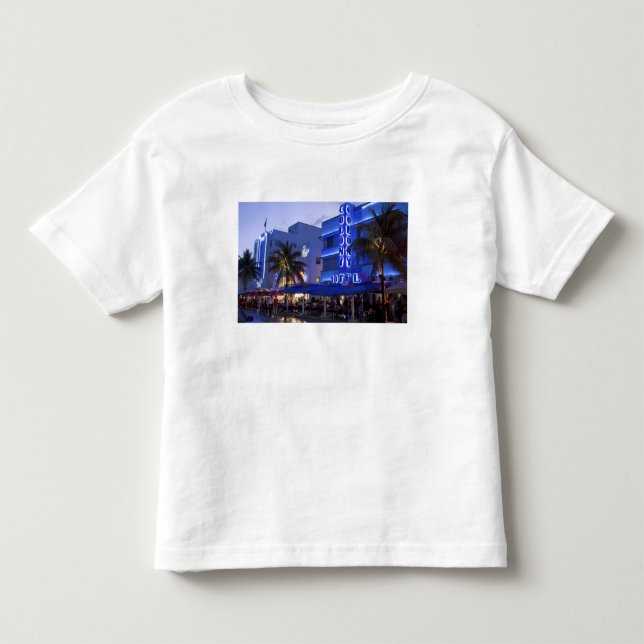 Camiseta De Bebé Ocean Drive, South Beach, Miami Beach, 2 (Anverso)