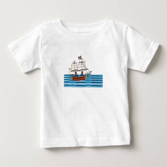 Camiseta De Bebé Ocean Voyage (Anverso)