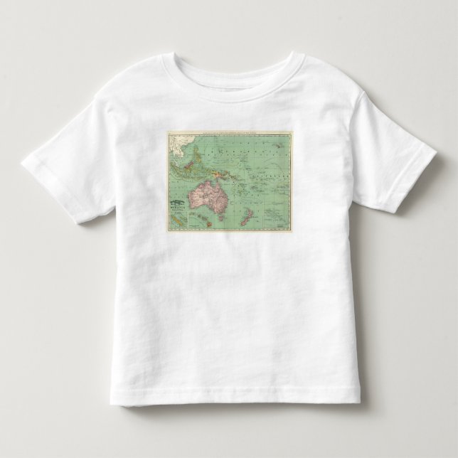 Camiseta De Bebé Oceanía, Malasia (Anverso)
