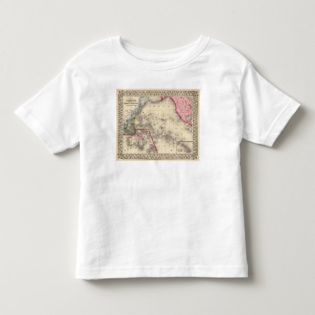 Camiseta De Bebé Oceanica, islas de bocadillo (Anverso)