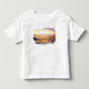 Camiseta De Bebé Océano Atlántico en la salida del sol, visión