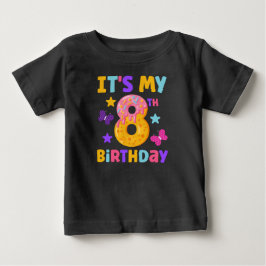 Camiseta De Bebé Octavo cumpleaños