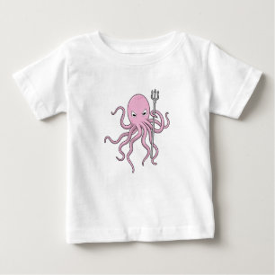 Camiseta De Bebé Octopus as Wizard con Trident