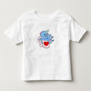 Camiseta De Bebé Octopus con Heart Cup.PNG