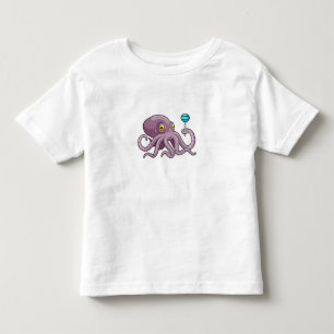 Camiseta De Bebé Octopus con Lollipop