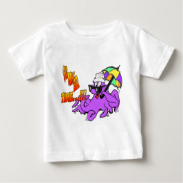 Camiseta De Bebé Octopus de verano Toddler Ruffle Tee