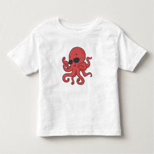 Camiseta De Bebé Octopus Gafas de sol