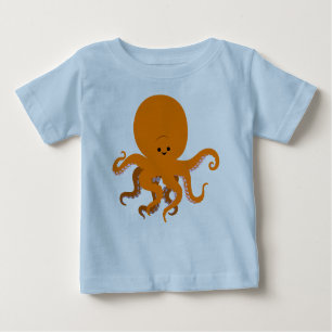 Camiseta de bebé Octopus Personalizado