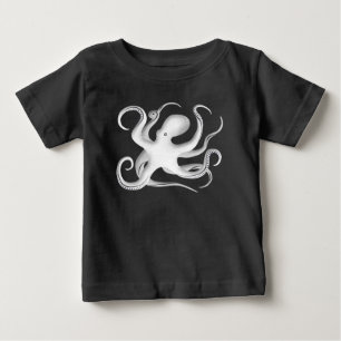 Camiseta De Bebé Octopus Silhouette