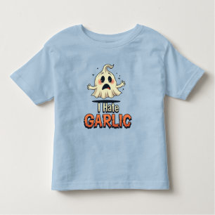 Camiseta De Bebé Odio al fantasma del ajo - Funny Halloween Gárlic