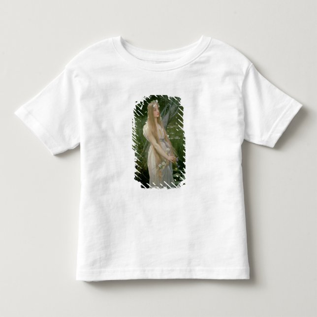 Camiseta De Bebé Ofelia (aceite en lona) (Anverso)