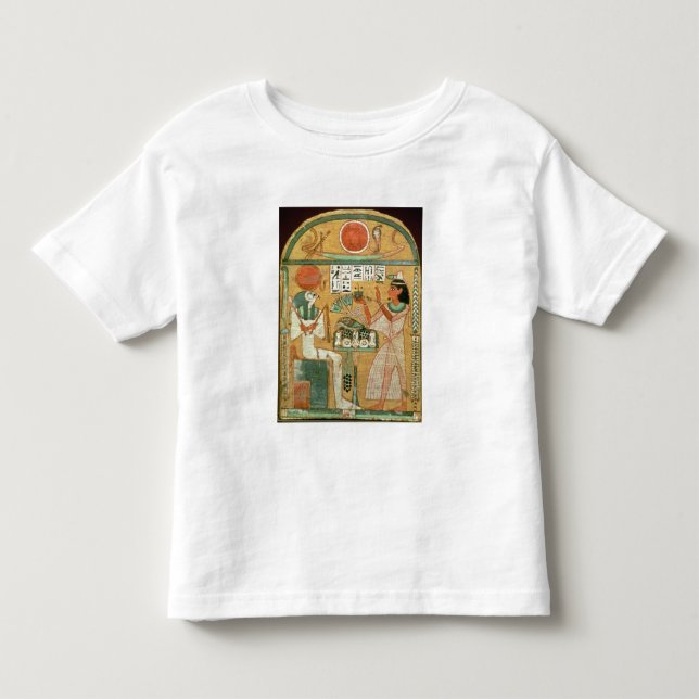 Camiseta De Bebé Ofenmut que ofrece a Osiris, Stele de Ofenmut de (Anverso)