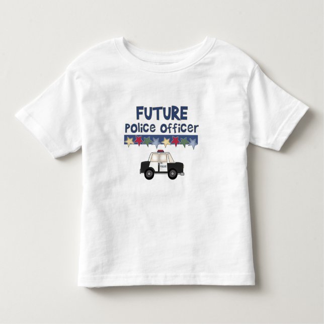Camiseta De Bebé Oficial de policía futuro (Anverso)
